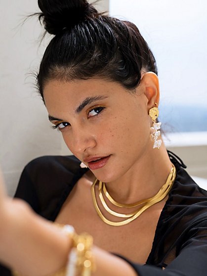 14-Karat Gold-Plated Chain Bracelet - Simone The Label - New York & Company