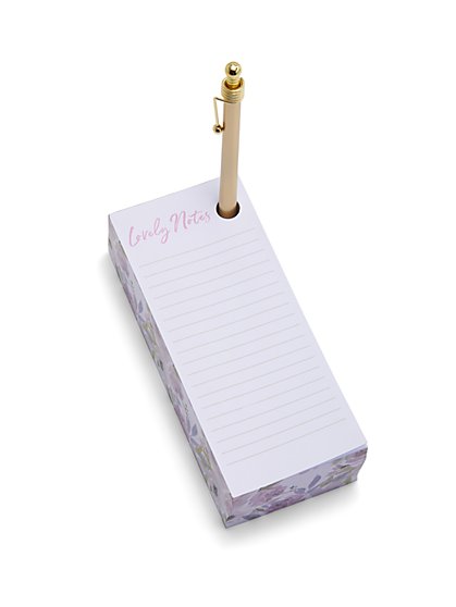 2-Piece Lovely Notes Pad & Pen Set - New York & Company