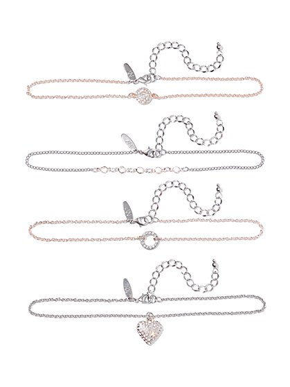4-Piece Choker Necklace Set - New York & Company