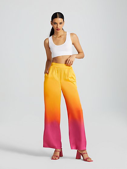 Addie Ombre Wide-Leg Pant - Gabrielle Union Collection - New York & Company