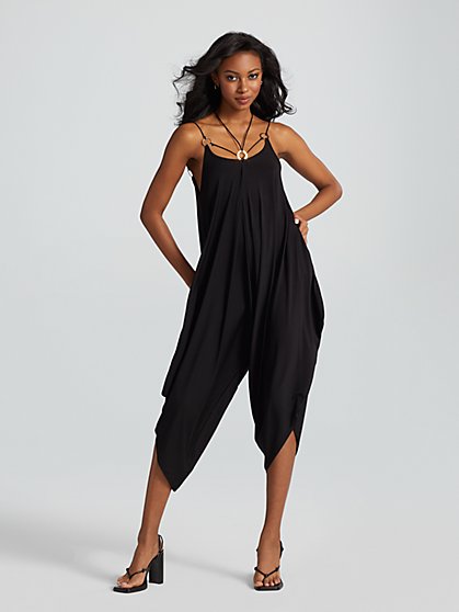 Akilah Strappy-Neck Jumpsuit - Gabrielle Union Collection - New York & Company
