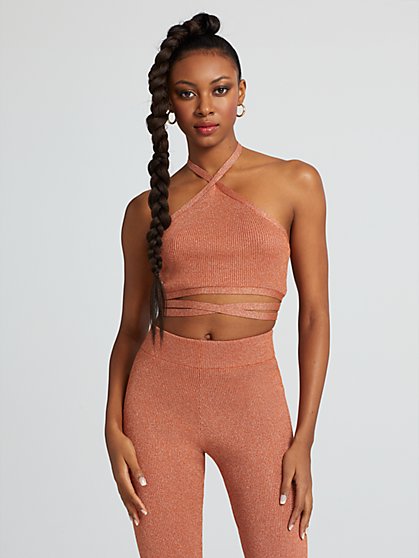 Alana Halterneck Cropped Top - Gabrielle Union Collection - New York & Company