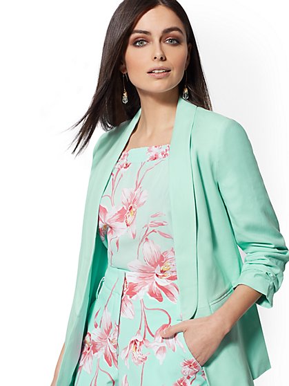 blazer aquamarine