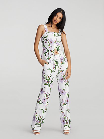 Balee Floral-Print Wide-Leg Pant - Gabrielle Union Collection - New York & Company