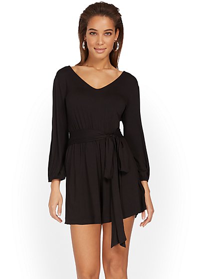 Belted Romper - New York & Company