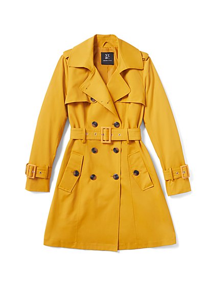 Belted Trenchcoat - City Trench Collection - New York & Company