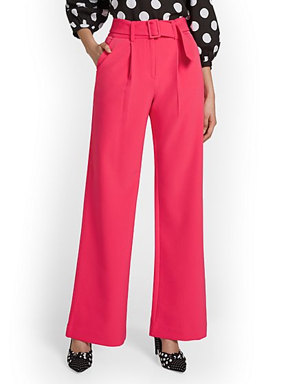Belted Wide-Leg Pant - New York & Company