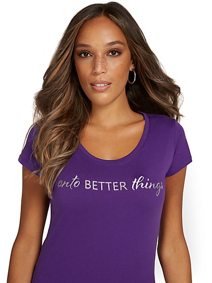 Better Things Graphic Tee - New York & Company