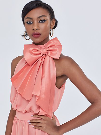 Bow-Front Halter Top - Gabrielle Union Collection - New York & Company