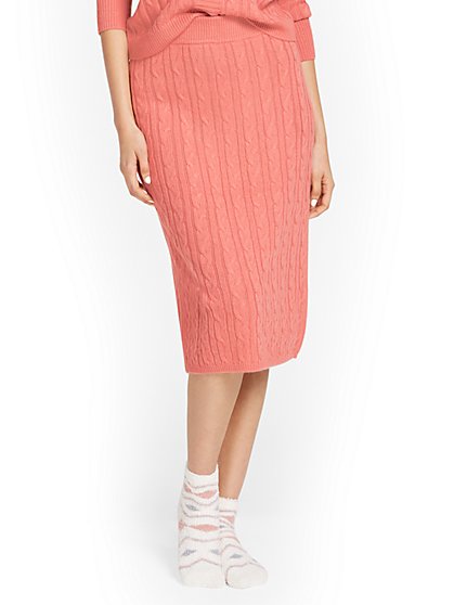 Cable-Knit Skirt - New York & Company