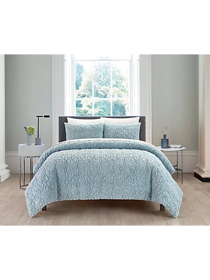 Colette King-Size 3-Piece Comforter Set - NY&C Home - New York & Company
