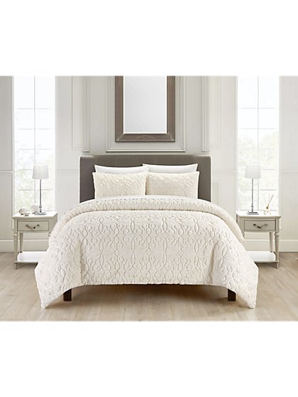Colette Queen-Size 3-Piece Comforter Set - NY&C Home - New York & Company
