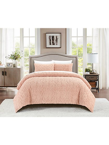 Colette Queen-Size 3-Piece Comforter Set - NY&C Home - New York & Company