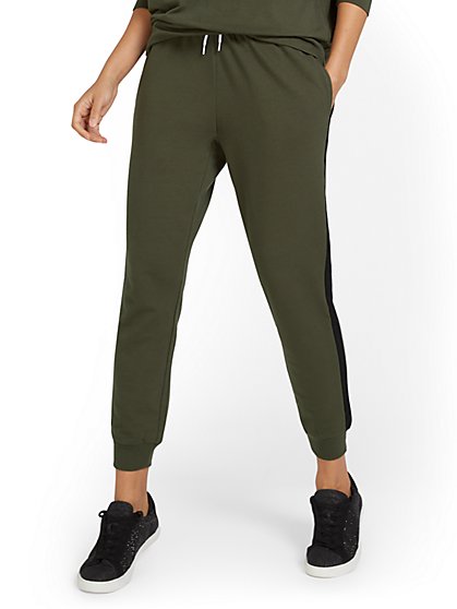 Colorblock French Terry Jogger Pant - New York & Company