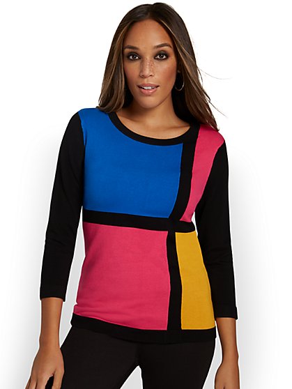Colorblock Sweater - New York & Company