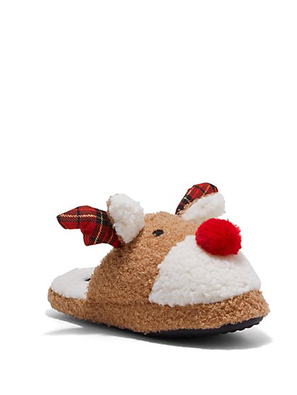 Cozy Reindeer Slipper - New York & Company