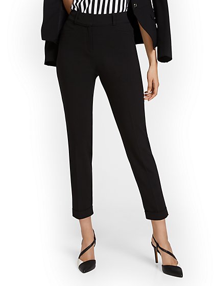 Cuffed Ankle Pant - Essential Stretch - 7th Avenue - New York & Company