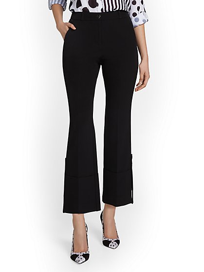 Cuffed Wide-Leg Ankle Pant - New York & Company
