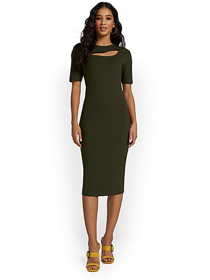 Cut-Out City Tee Dress - New York & Company