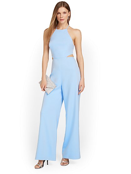 Cut-Out Halterneck Jumpsuit - Do+Be - New York & Company
