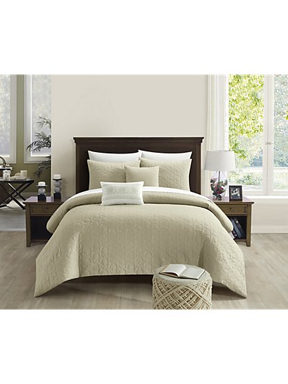 Davina King-Size 5-Piece Comforter Set - NY&C Home - New York & Company