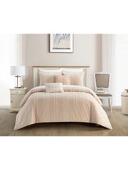 Desiree Queen-Size 5-Piece Comforter Set - NY&C Home - New York & Company