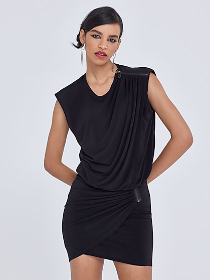 Draped Cap-Sleeve Top - Gabrielle Union Collection - New York & Company