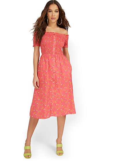 New york and company floral dress Outlet