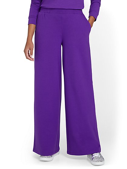 French Terry Wide-Leg Pant - New York & Company