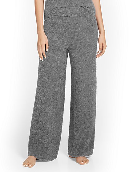 Fuzzy Wide-Leg Pant - Ultra Cozy Collection - New York & Company