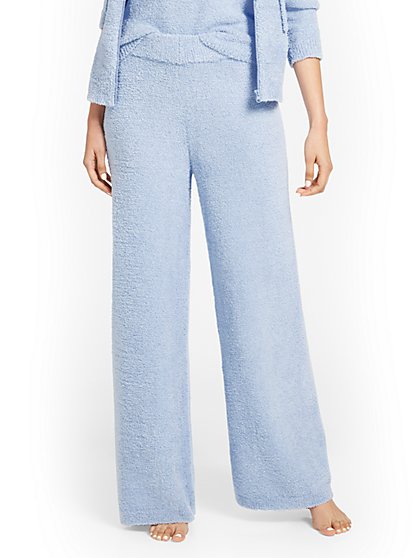 Fuzzy Wide-Leg Pant - Ultra Cozy Collection - New York & Company