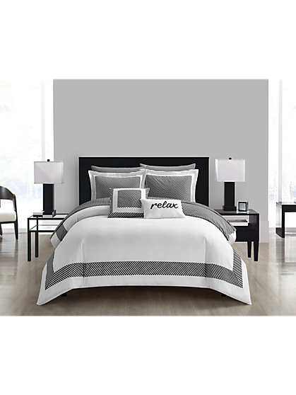 Gibson King-Size 9-Piece Comforter & Sheet Set - NY&C Home - New York & Company