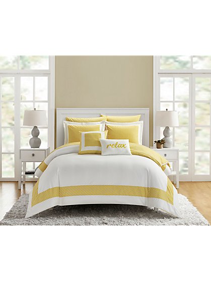 Gibson King-Size 9-Piece Comforter & Sheet Set - NY&C Home - New York & Company