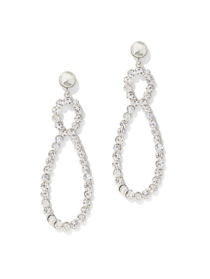 Women S Earrings New York Company Glittering Teardrop Statement Earring New York Company