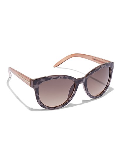 Gray Tortoise Sunglasses - New York & Company