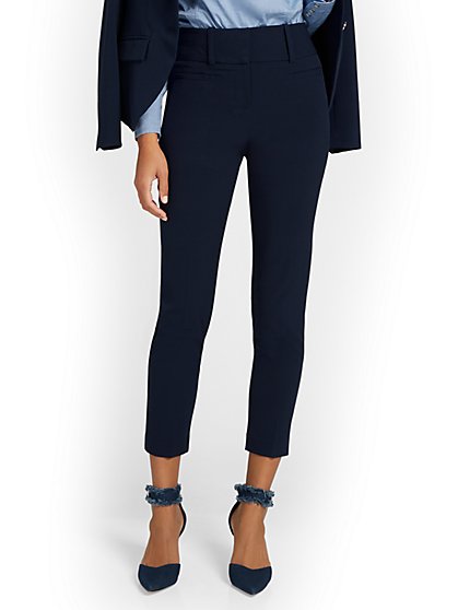 High-Waisted Ankle Pant - Essential Stretch - New York & Company