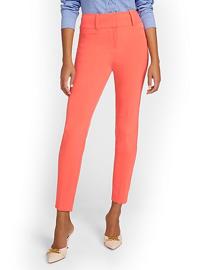 High-Waisted Ankle Pant - Essential Stretch - New York & Company