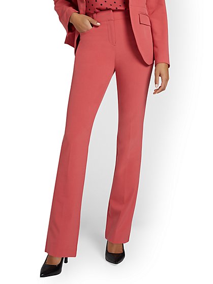 High-Waisted Barely Bootcut Pant - Essential Stretch - New York & Company