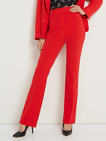 High-Waisted Bootcut Pant - Essential Stretch - New York & Company