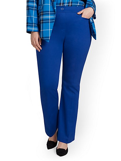 High-Waisted Pull-On Bootcut Pant - NY&Chic Collection - New York & Company