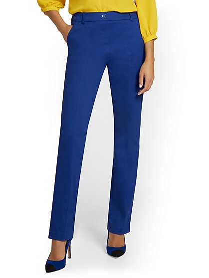 High-Waisted Straight-Leg Pant - NY&Chic Collection - New York & Company