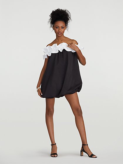 Jahzara Off-The-Shoulder Bubble Dress - Gabrielle union Collection - New York & Company