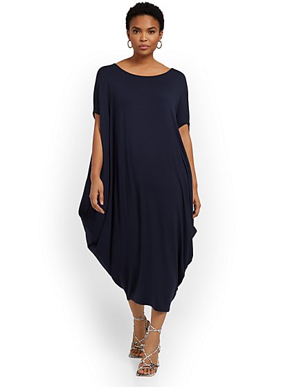 Knit Caftan Maxi Dress - New York & Company