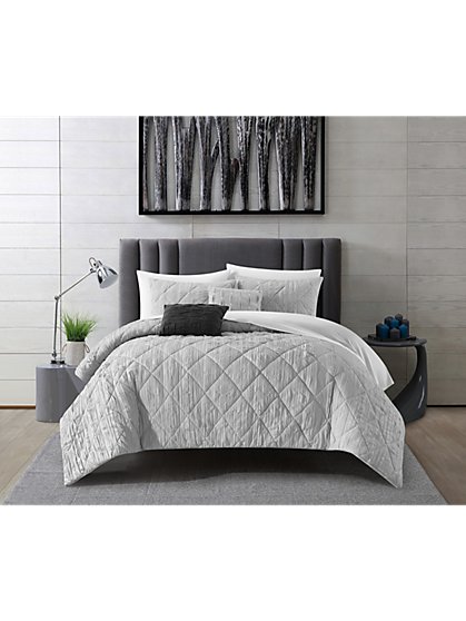 Leighton King-Size 5-Piece Comforter Set - NY&C Home - New York & Company