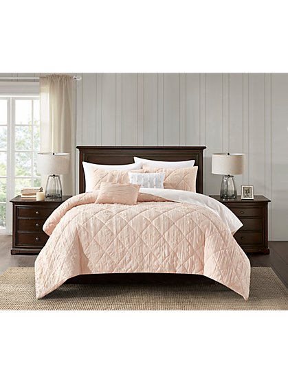 Leighton King-Size 5-Piece Comforter Set - NY&C Home - New York & Company