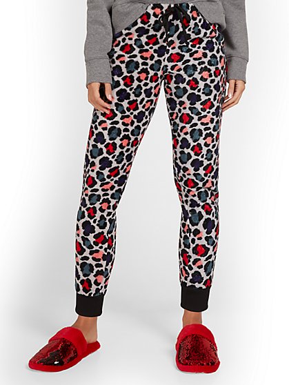 Leopard-Print Pajama Pant - New York & Company
