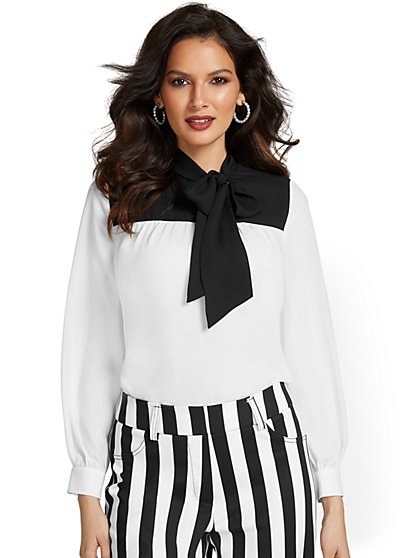 New york & company blouses sale clearance