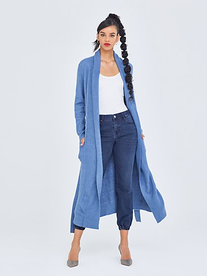 Maxi-Length Knit Duster - Gabrielle Union Collection - New York & Company