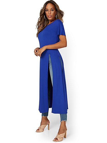 maxi slit top