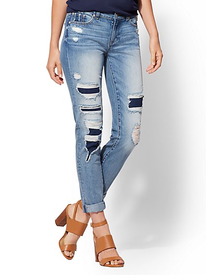rip and repair jeans womens